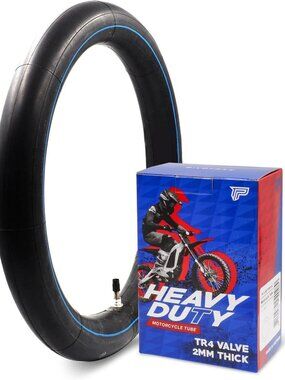 12” Heavy Duty Inner Tube 3.00-12 - 2mm Thick, TR4 Valve for Dirt Bikes & ATVs